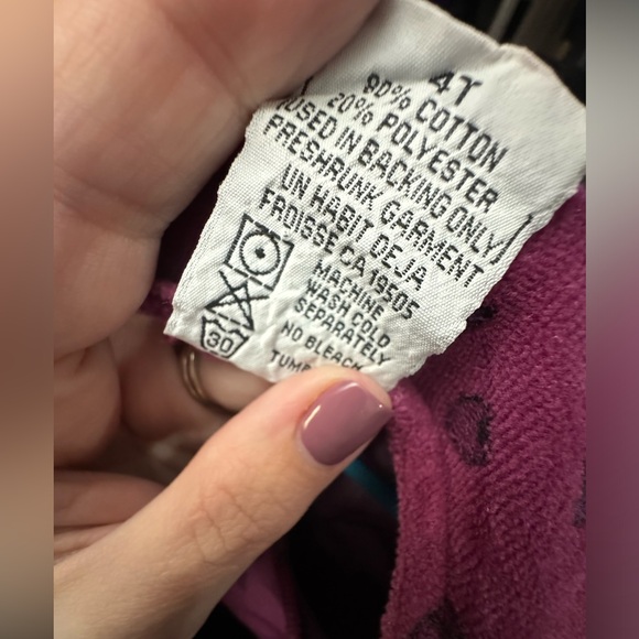 Adorable Vintage Painting Red Rhino Velvet Shirt 4T Made in USA - Picture 6 of 10